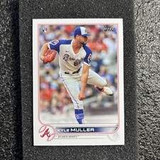 2022 Topps Baseball Series 1 Photo Variation #30 Kyle Muller RC Braves SP Mint+