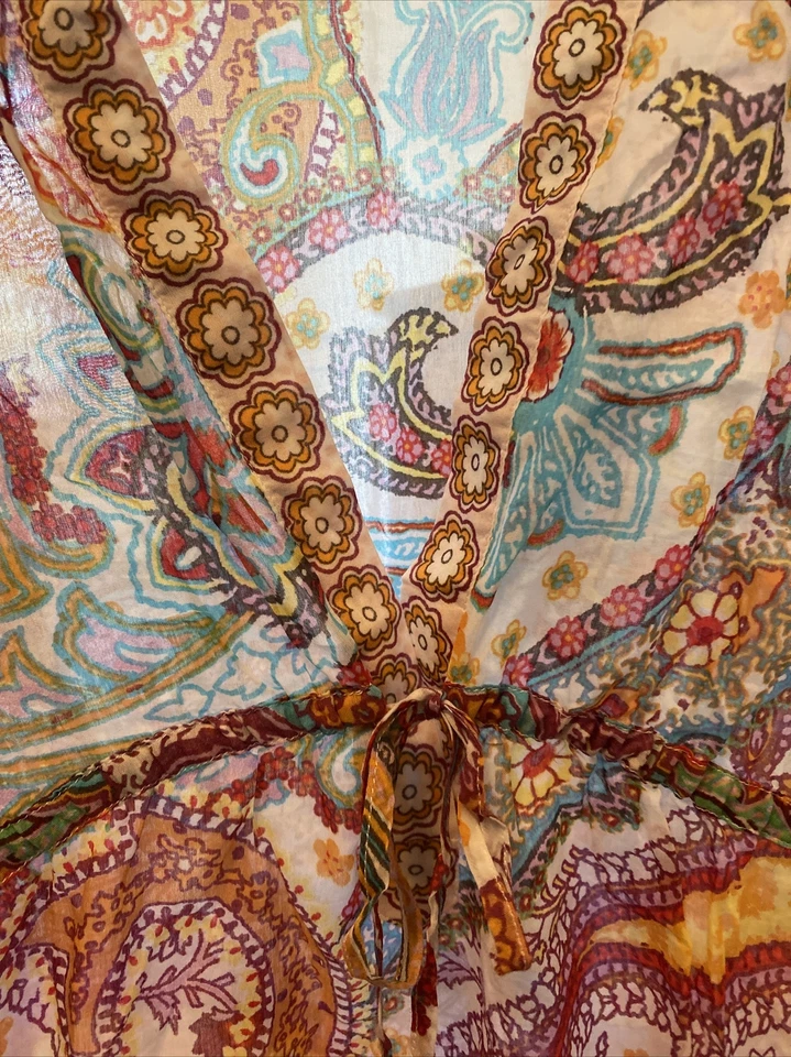 Athleta Silk and Cotton Boho Coverup-Size Small - Image 4 of 4