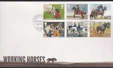 2014 FDC Working Horses - Clydedale, Lanark Postmark - Sent Post Free