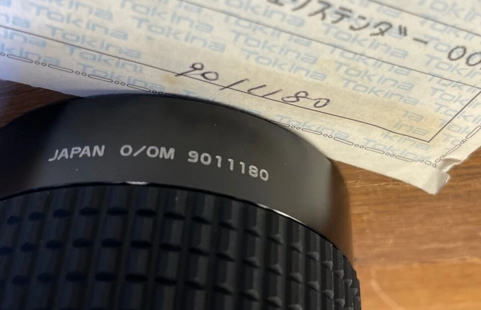 *Casi Como Nuevo en Caja* Tokina AT-X Macro Extensor para 90mm F/2.5 Olympus OM Mount JP Foto 3 de 4