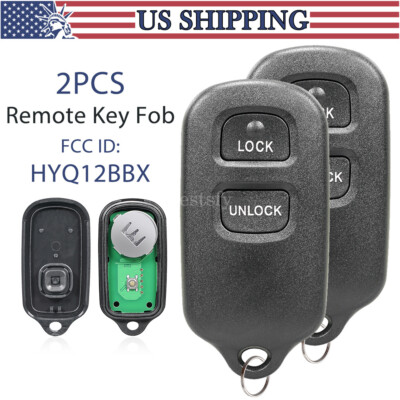 2 For 2004 2005 2006 Scion xB Toyota Highlander Keyless Entry Remote Car Key Fob