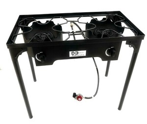 Heavy Duty Steel Propane Gas Double 2 Burner Outdoor Camping Patio Stove Cooker 729068880057 Heavy Duty Steel Propane Gas Double 2, Double Burner Outdoor Stove