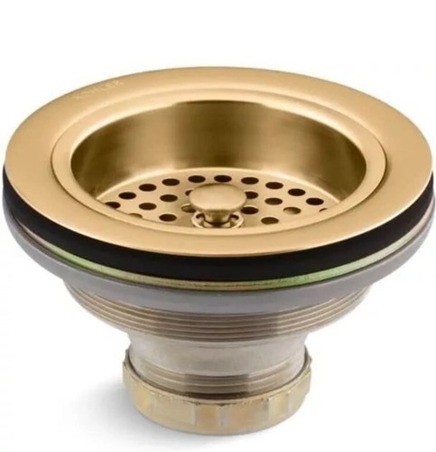 Kohler K-8799-2MB Duostrainer Basket Strainer & Sink Drain BRUSHED MODERN BRASS