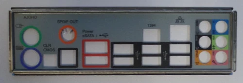 ASRock X58 Extreme3 Blende - Slotblech - I/O Shield   #79044