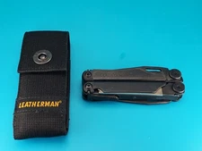 Leatherman Wave Plus + Multi-Tool! BLACK OXIDE! WITH SHEATH! *ARCHER J-SQUAD*