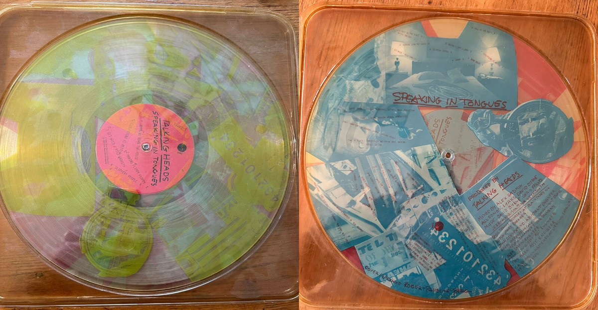 LP - Talking Heads: Speaking in Tongues - Robert Rauschenberg