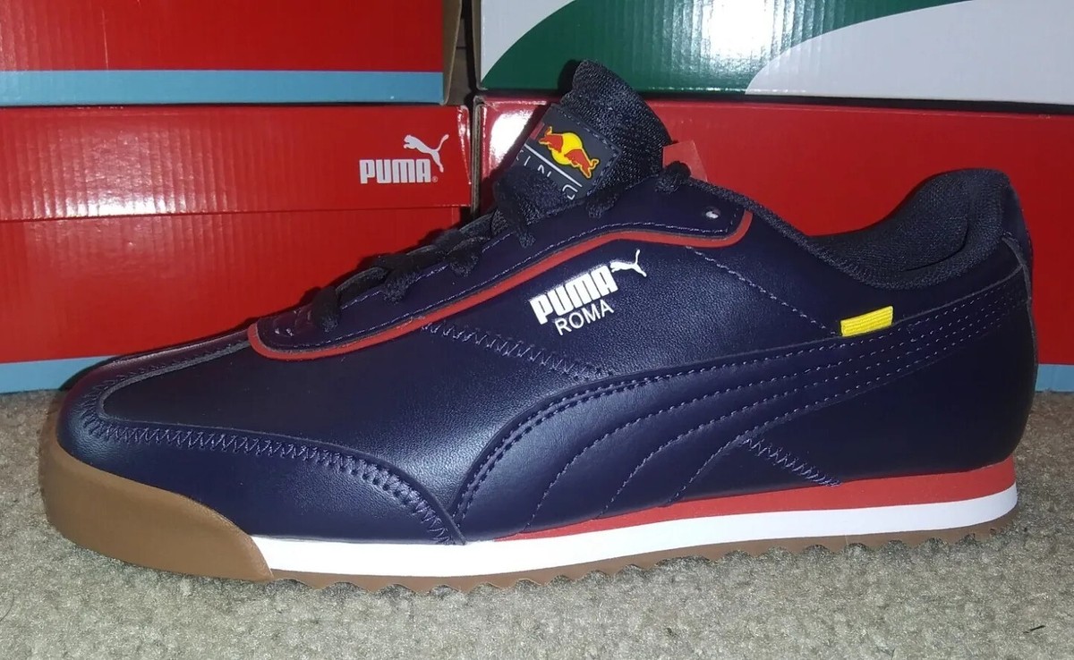 Size 8.5- PUMA RBR ROMA VIA. Red Bull Racing night sky/red | eBay