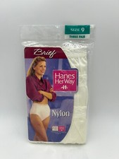 NWT Hanes Her Way Nylon Panties 1995 Vintage