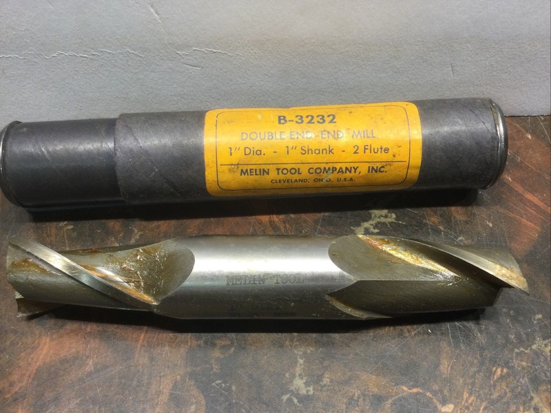 Melin Tool Co. No. B-3232 Double End End Mill