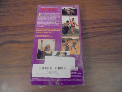 The 36 Deadly Styles (VHS) Hong Kong Connection Kung Fu Martial Arts - Picture 2 of 2