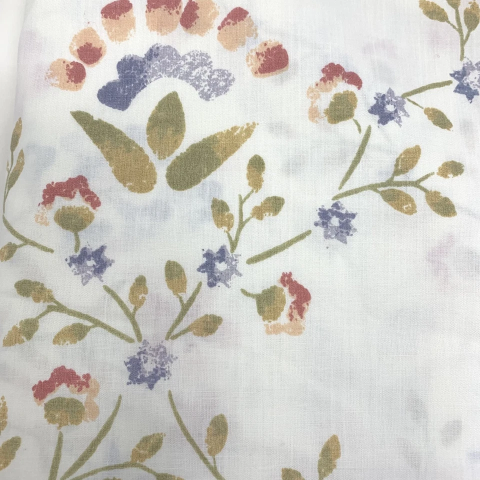 Vintage 1982 Stevens Museum of Folk Art Queen Flat Sheet + 2 Pillowcases Percale - Image 4 of 4