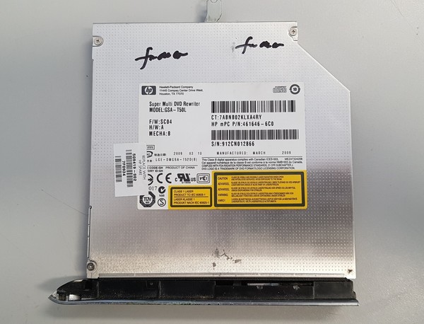 DVD CD ROM GSA-T50L ORDENADOR PORTATIL HP DV6-1100SS
