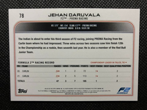 2022 Topps Formula 1 Rainbow Foil & Checker Flag Parallels - Pick from the List - Picture 191 of 291
