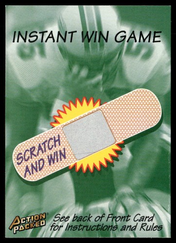 Instant Win Contest Card 1994 Action Packed All-Madden #NNO - 第 1/2 張圖片