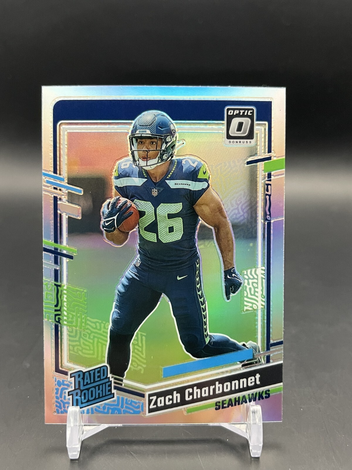 2023 Panini Donruss Optic #294 Zach Charbonnet - Holo RC