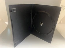 100 NEW GOOD QUALITY  SINGLE 7MM SLIM DVD CASES,BLACK PSD14-BDK, MADE IN CANADA