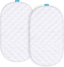 Bassinet Mattress Pad Cover Compatible with Dream on Me Karley Plus Portable B