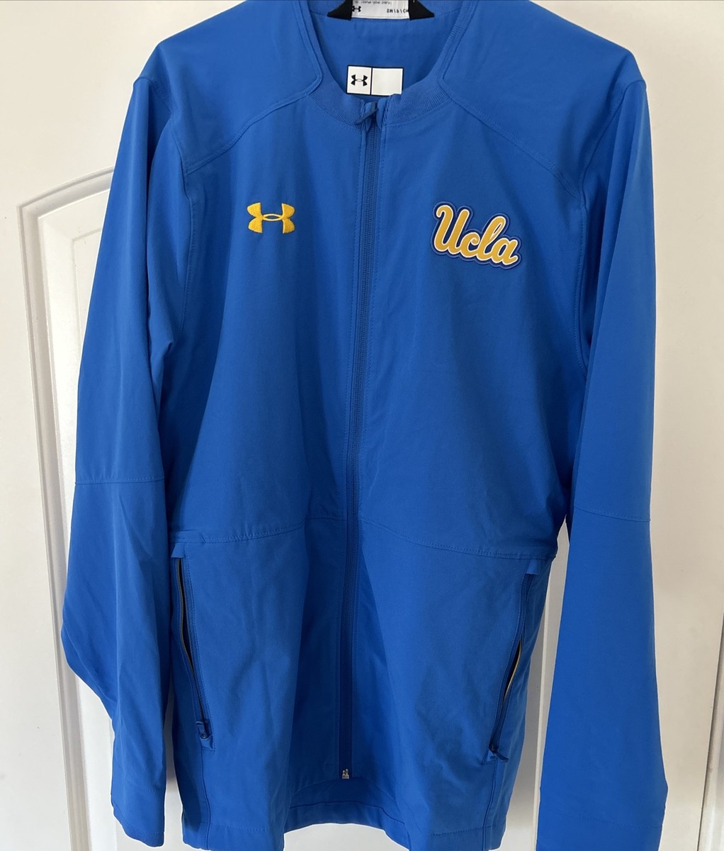 UCLA Bruins Under Armour Light Blue Full Zip Storm Loose Sideline