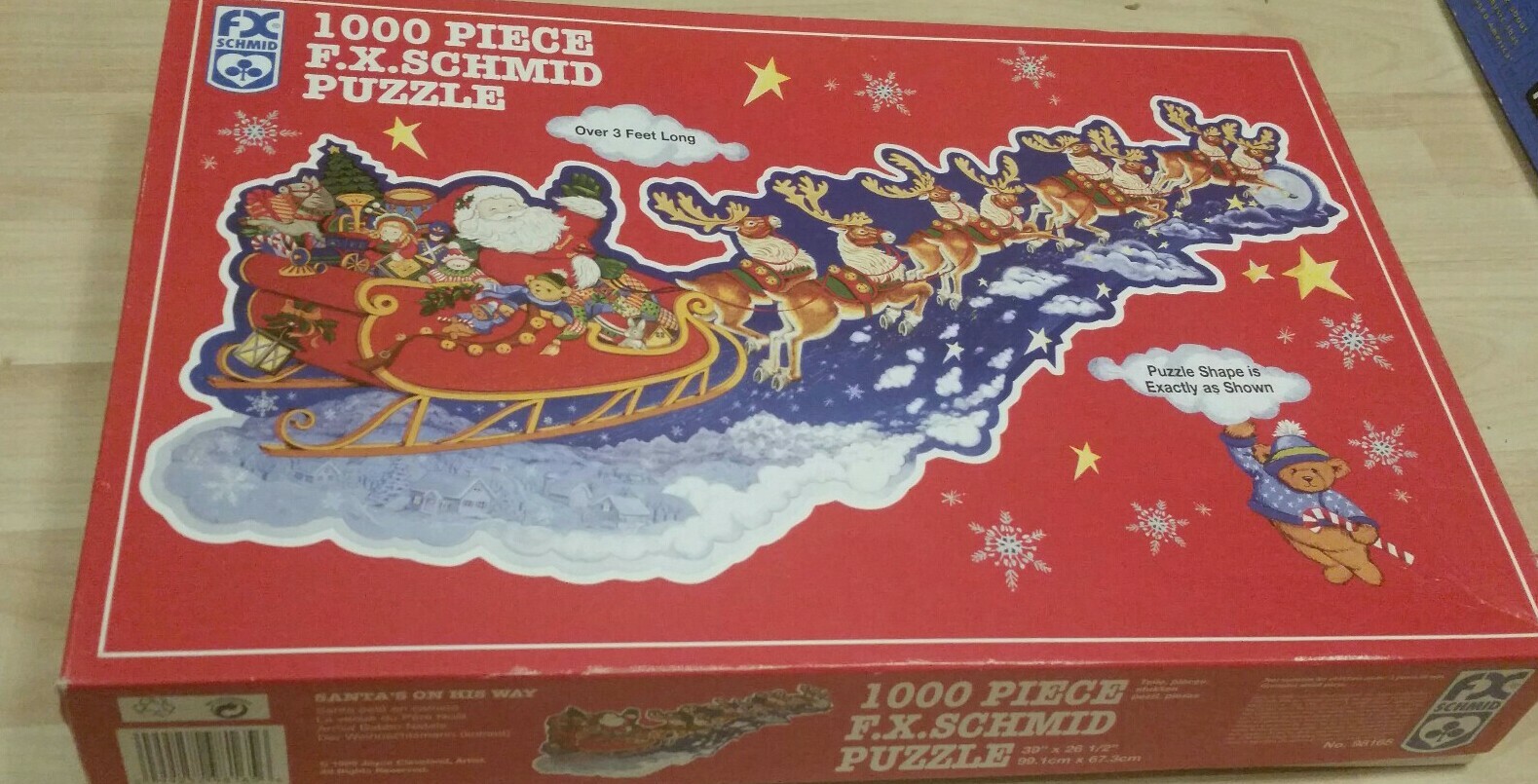 FX Schmid Puzzles 1000 Piece Jigsaw Puzzle Santa Is On His Way | eBay