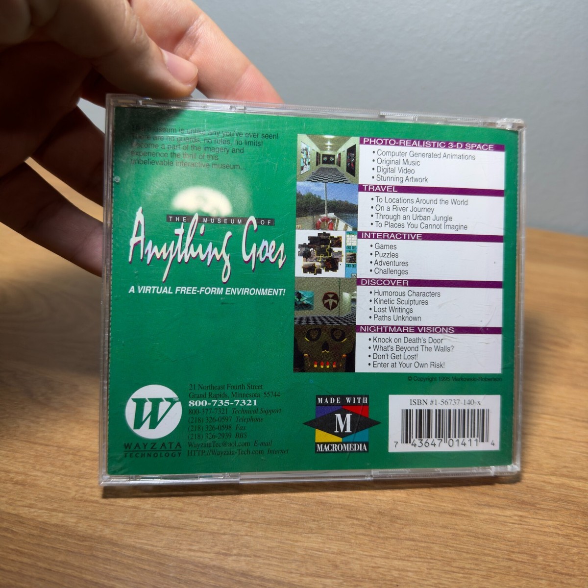 The Museum Of Anything Goes PC Computer CD-Rom VTG Wayzata