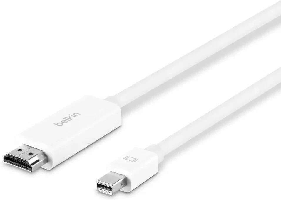 Belkin Mini DisplayPort to HDTV Cable 4K 2M - White - Image 3 of 4