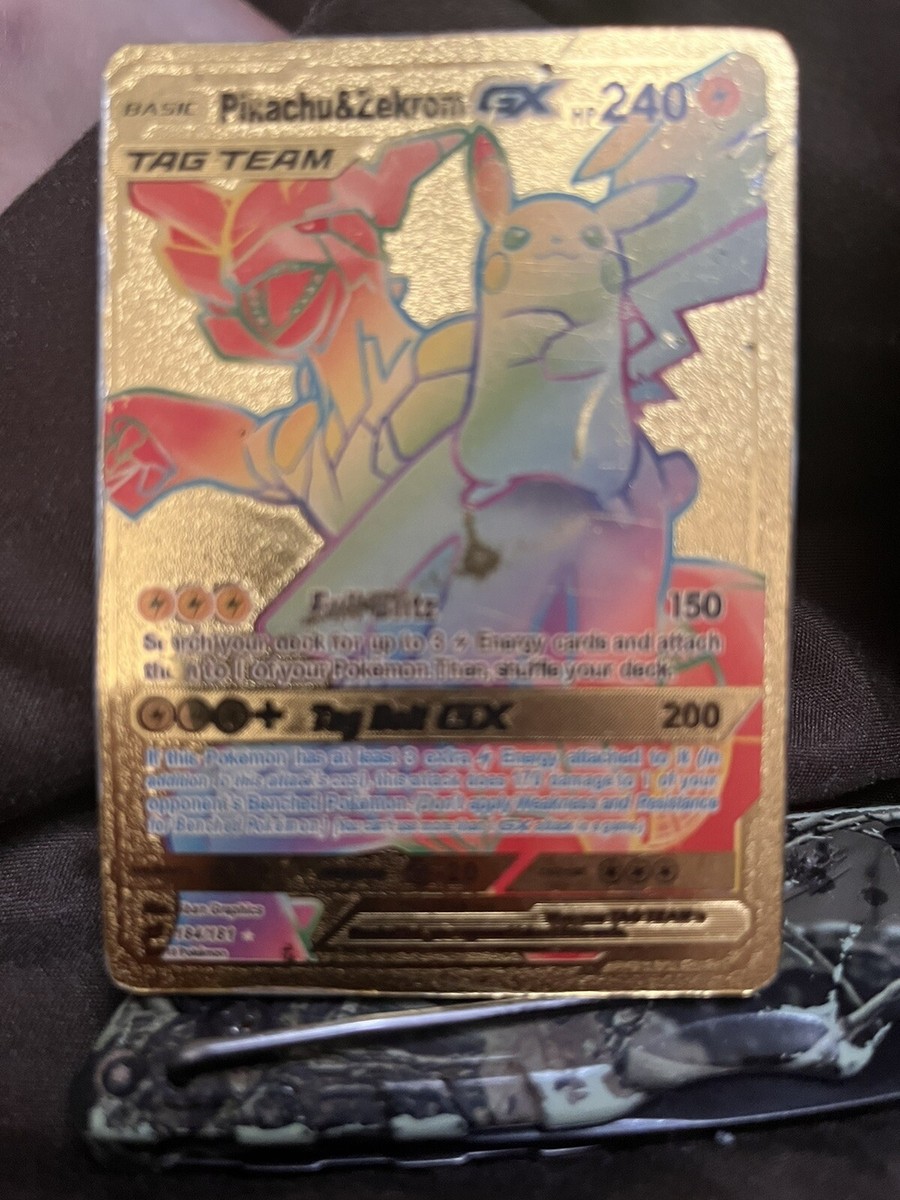 Pokémon TCG Pikachu & Zekrom GX Sun & Moon - Team Up 184/181 Holo