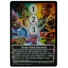 x1 Start Your Engines! / Max Speed Double Sided Token MTG DFT M/NM Atherdrift