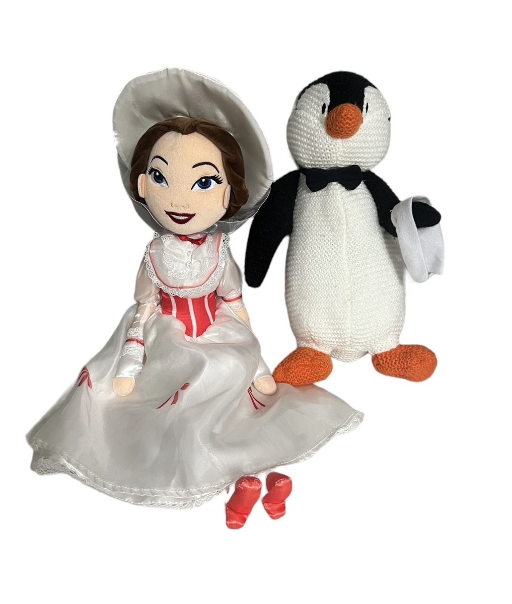withdoll ： Pooky (Penguins Holiday) Mary Poppins Lot Disney Parks Penguin Plush Cozy Knits