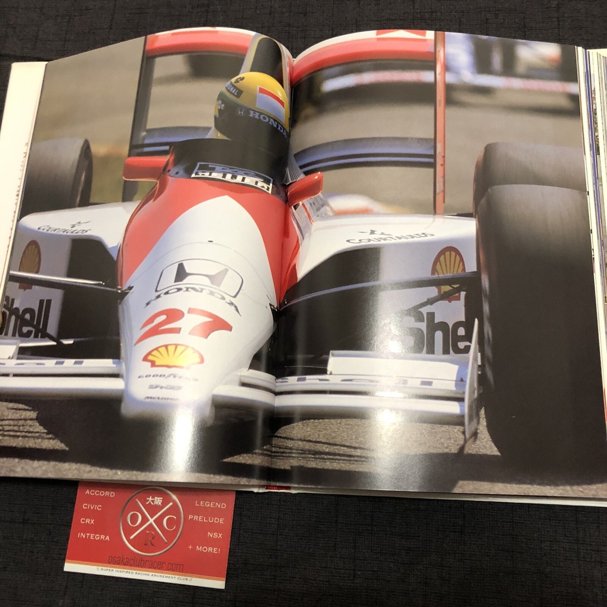 My Ten Years With Ayrton Senna Book Photo Vintage Honda McLaren