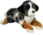 Maizie 18" DLUX Australian Shepherd Dog Plush Stuffed Animal Douglas Cuddle Toy