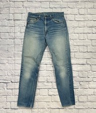 Vtg 70s Levis 505 XX Jeans 505 0217 34x33 zipper Made USA Distressed