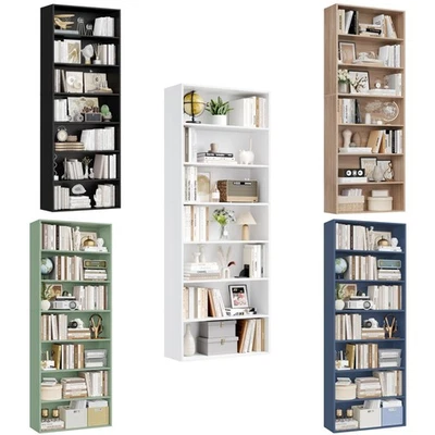 Bücherregal, Regal mit 7 Fächern, Bücherschrank, Standregal, 209,5x60x23,5cm - Bild 1 von 4
