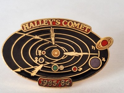 Vintage Halley's Comet 1985/86 Lapel Pin