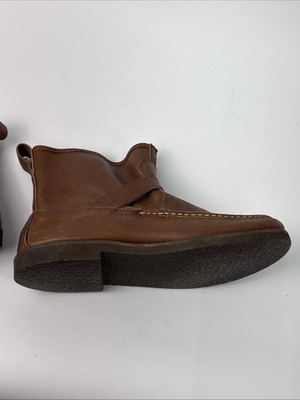 Russell Moccasin Knock A'bout Boots Knockabout 9 D Brown | eBay