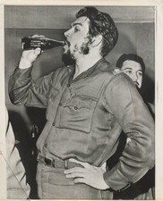 Ernesto Che Guevara ORIGINAL PRESS PHOTOGRAPH OF CHE GUEVARA 1961 #162895