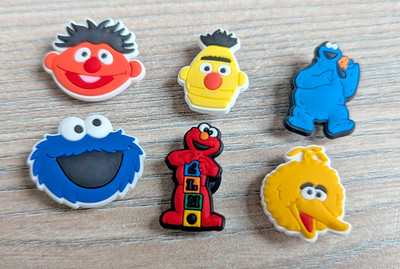 Shoe Charms/Schuhstecker/Pins f. Sesamstraße* Fans. Für Crocs*. Kinder Geschenk