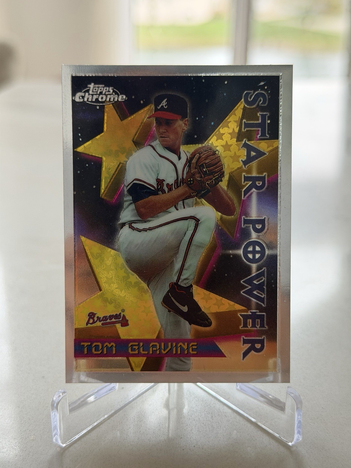 1996 Topps Chrome - Star Power Tom Glavine #8
