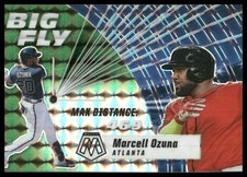 2021 Panini Mosaic #BF3 Marcell Ozuna Big Fly Mosaic Green Atlanta Braves