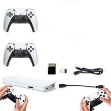 Retro 4K Gaming Stick, Plug  Play Console with Wireless Controllers
