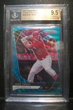 MIKE TROUT 2020 Panini Prizm Teal Wave Prizms #196 BGS GEM MINT 9.5 Angels