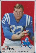 1969 Topps - Mike Curtis #229 (RC) - Set Break!! Low Grade Combined Shipping!!