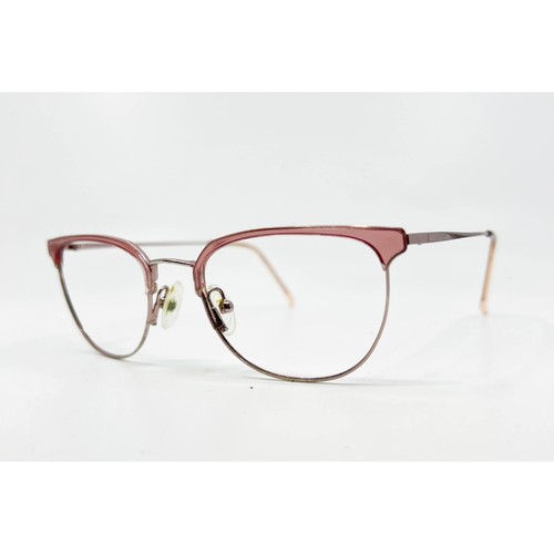 Esprit Eyeglasses Women Burgundy Brown Cat Eye Metal Frame 50-19-145 32457