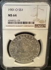 1901-O Morgan Dollar NGC Certified MS64