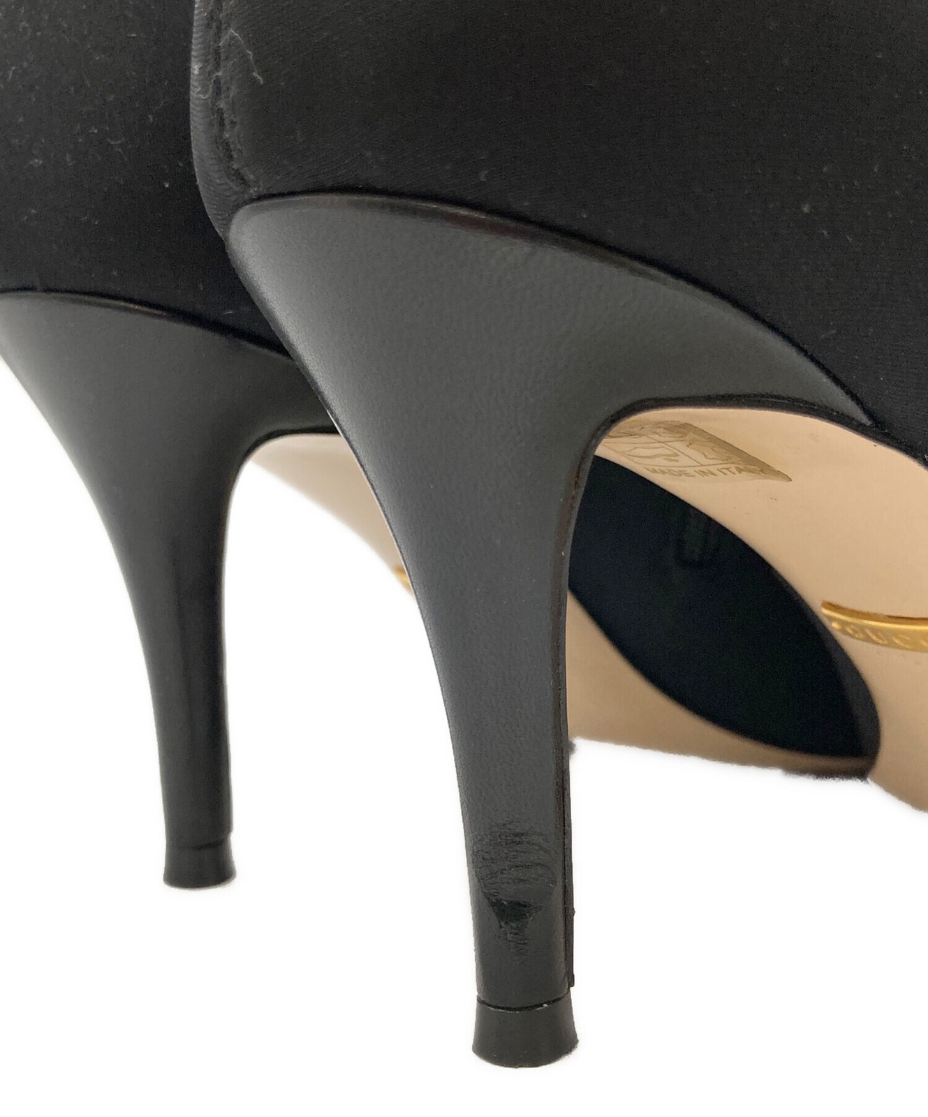 GUCCI Short Boots Shoes Interlocking  EU 37 US 7 Black Authentic thumbnail 10