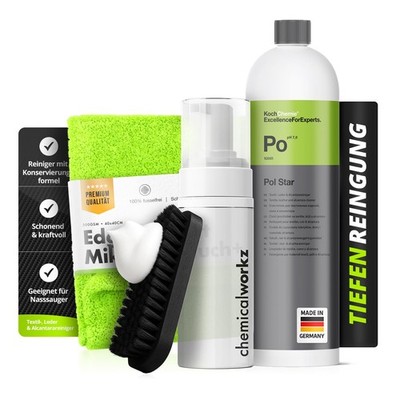 Pol Star Basic Set Koch Chemie Pol Star Textil Leder Alcantara Reiniger 1L Foam