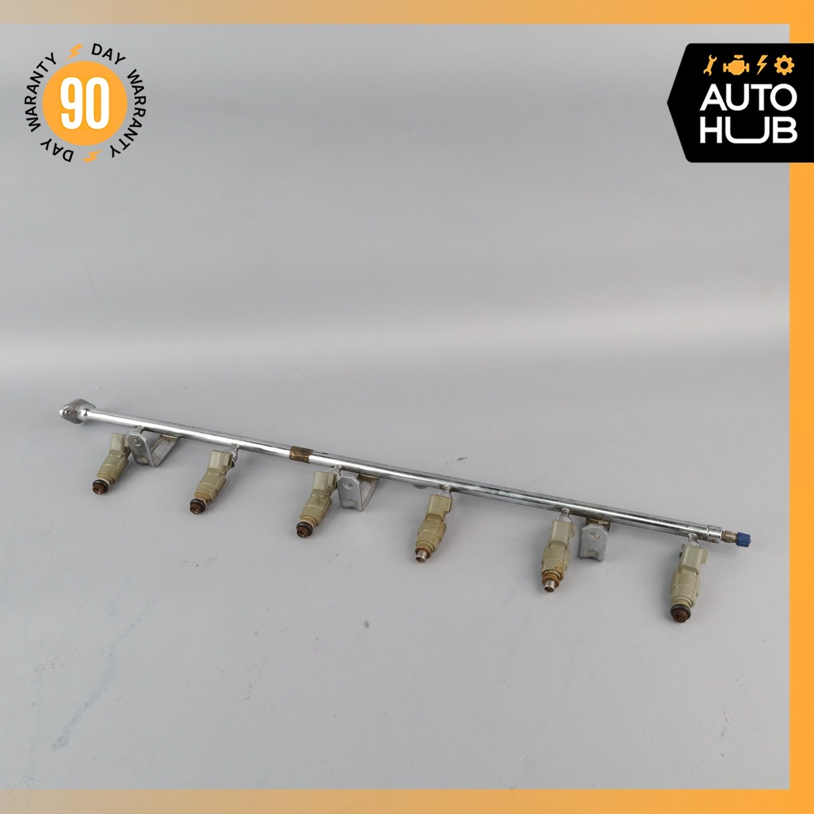 Aston Martin DB7 Vantage 6.0L Left Fuel Injection Rail Line w/ Injectors OEM 38k