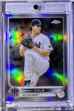 GERRITT COLE RARE TOPPS CHROME REFRACTOR INVESTMENT CARD NEW YORK YANKEES
