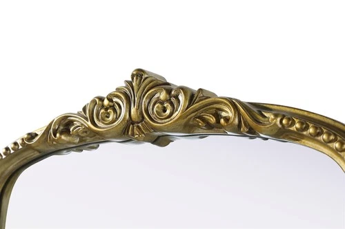 Elegant Decor Naomi Vintage Resin Mirror 22X36 in Antique Brass - Picture 5 of 7