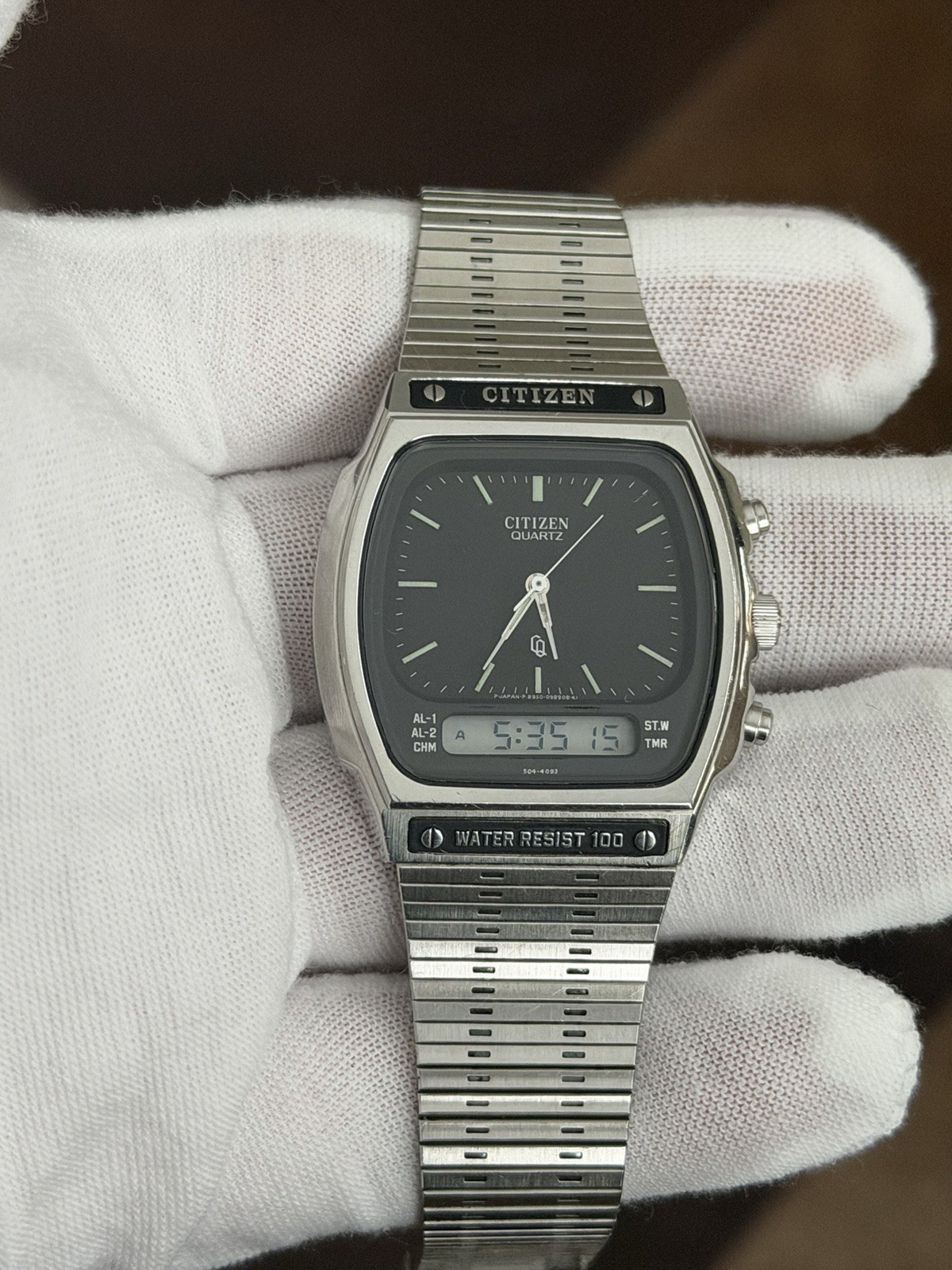 Rare Vintage Citizen 8950 Men’s Ana-Digi Sports Watch JDM 1980s