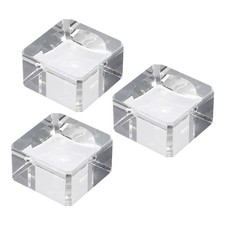 Cristal LED Écrans Support Porteurs 30x30x16mm Paquet de 3